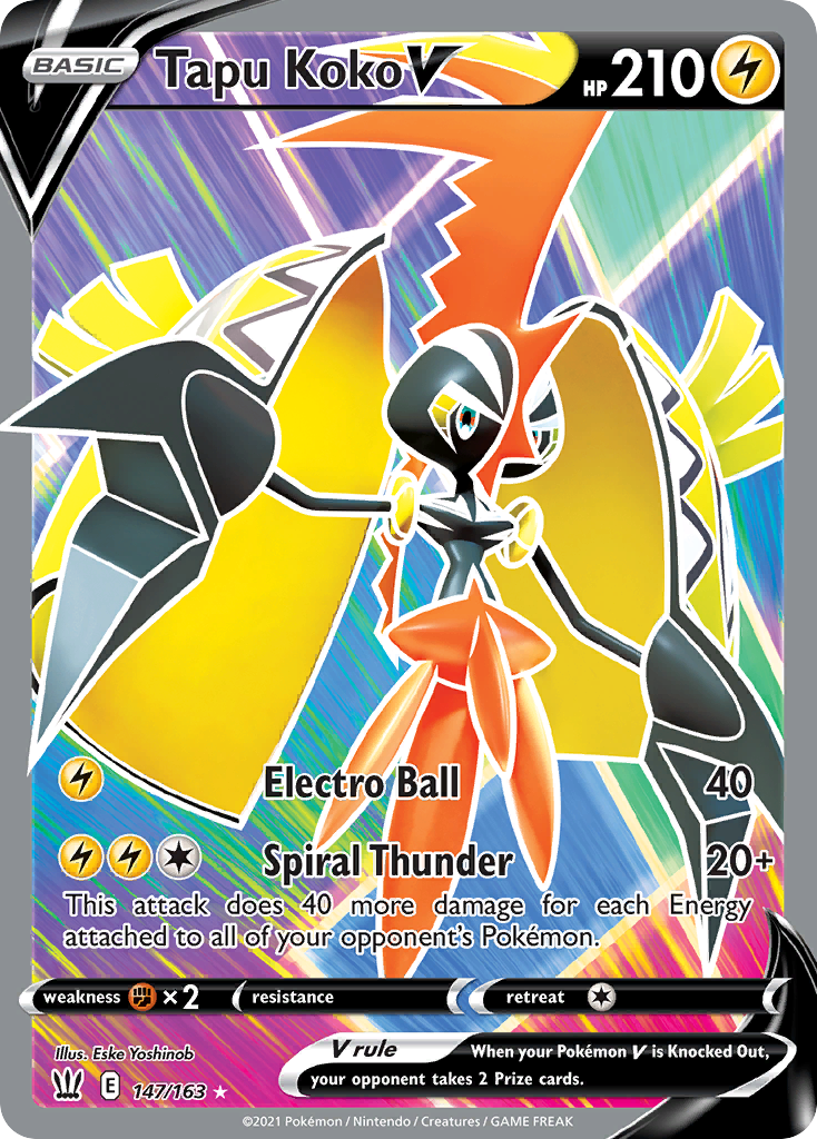 Tapu Koko V card front