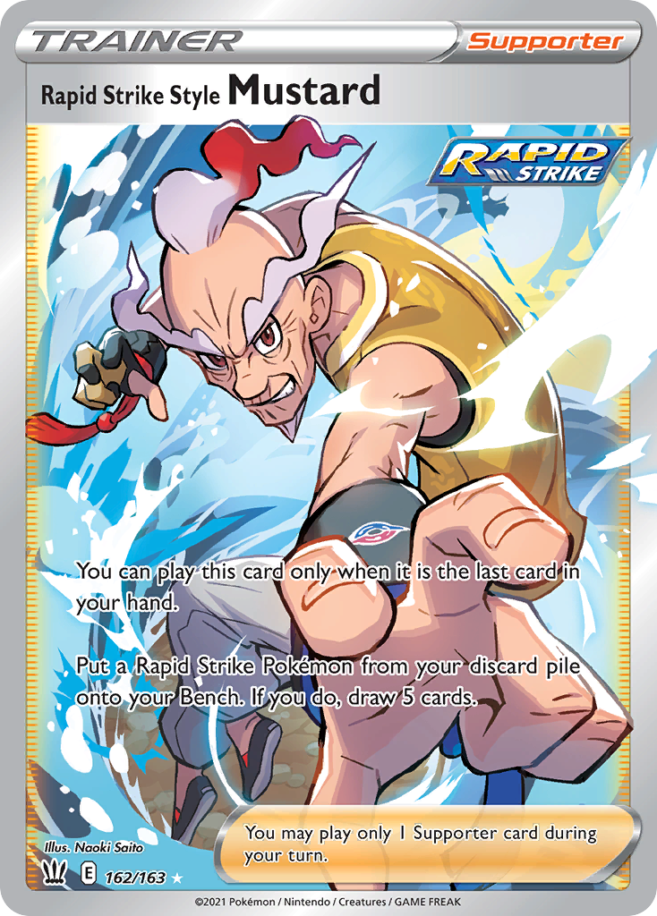 Rapid Strike Style Mustard card front