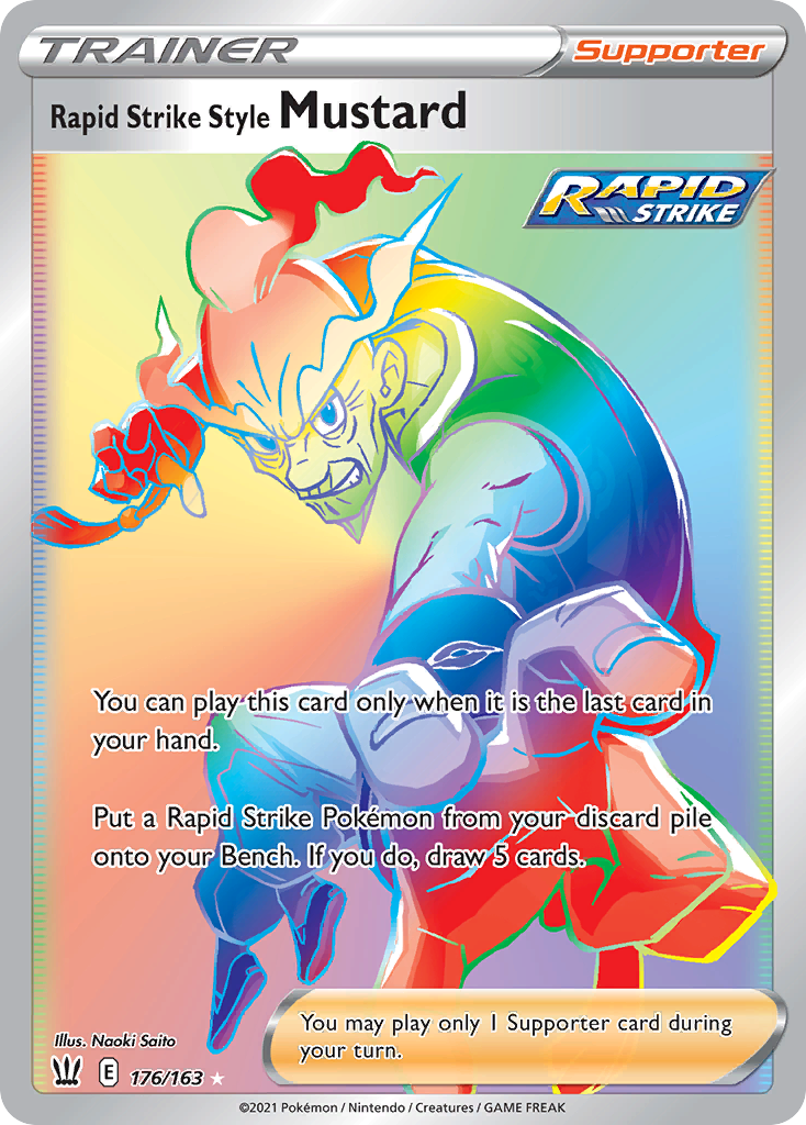 Rapid Strike Style Mustard card front