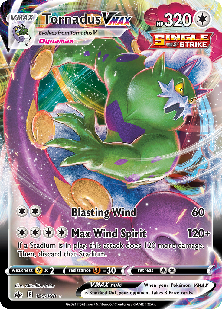 Tornadus VMAX card front