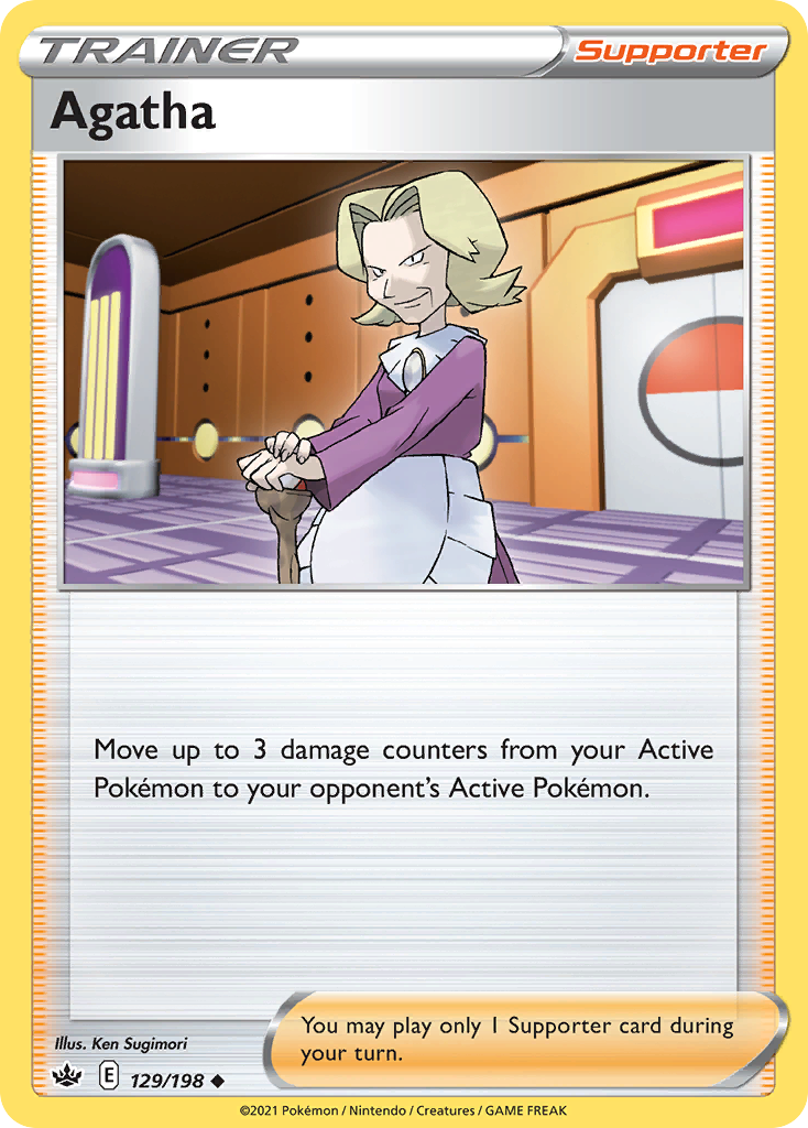 Agatha card front