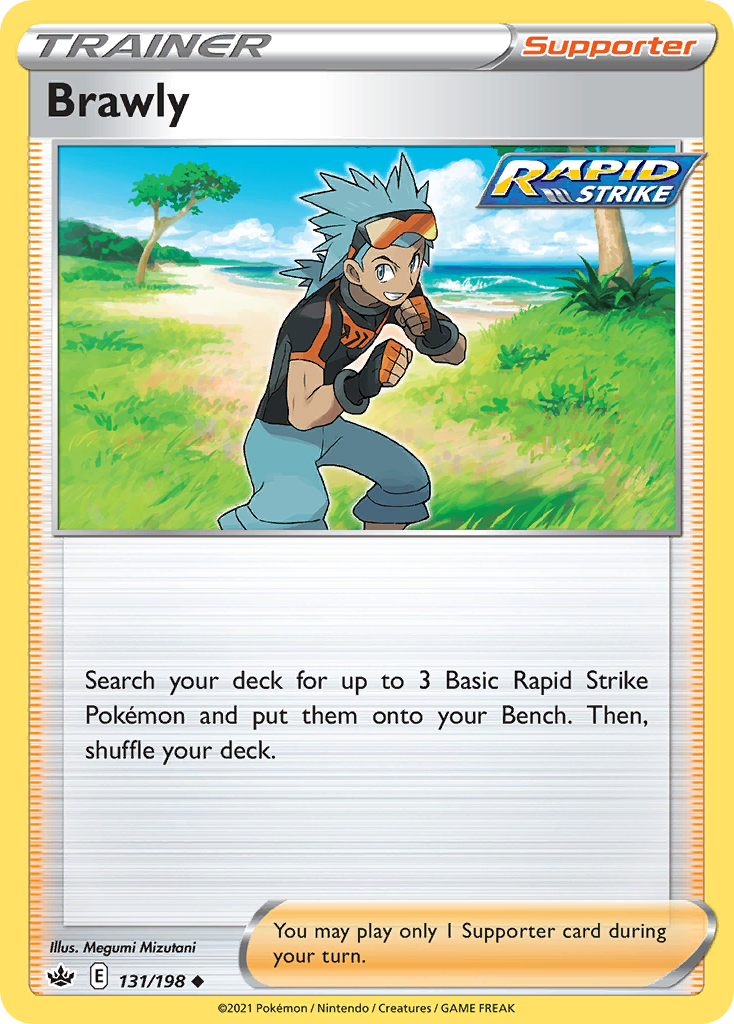 Brawly card front