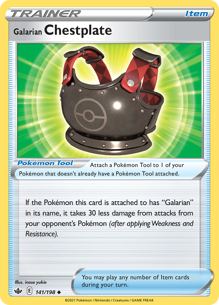 Galarian Chestplate card front
