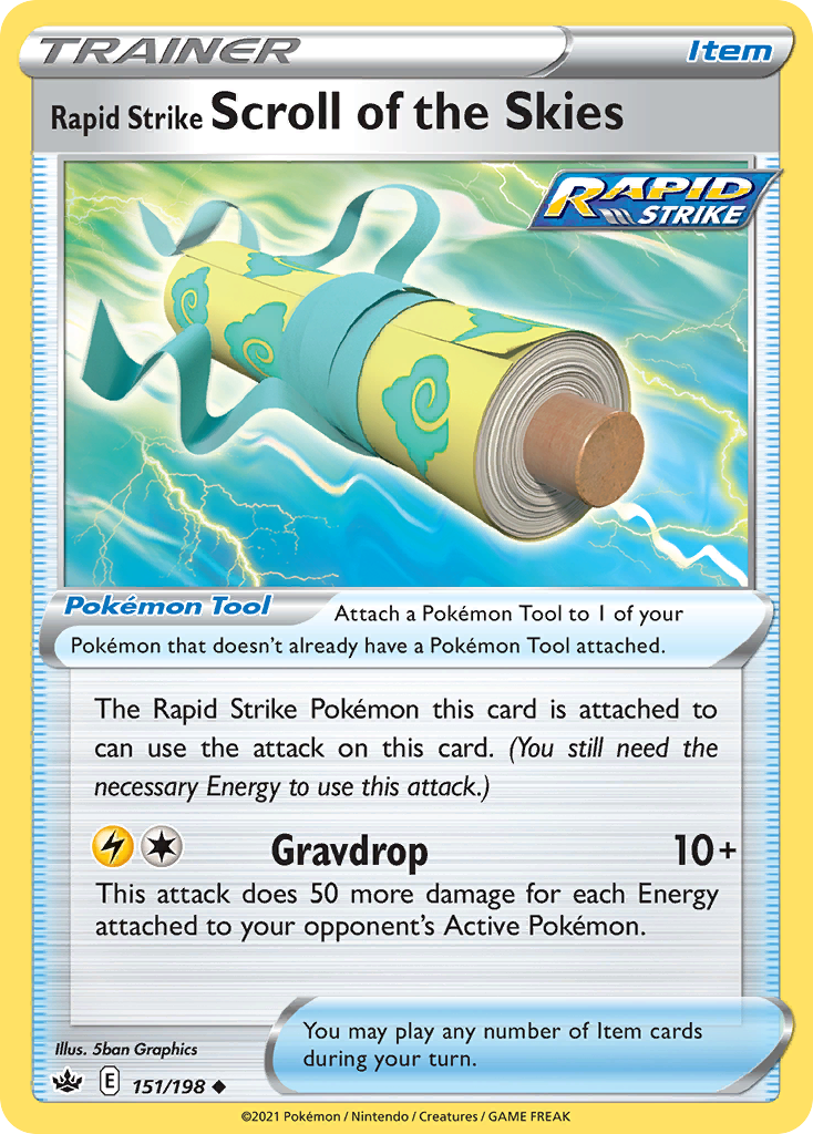 Rapid Strike Scroll of the Skies card front