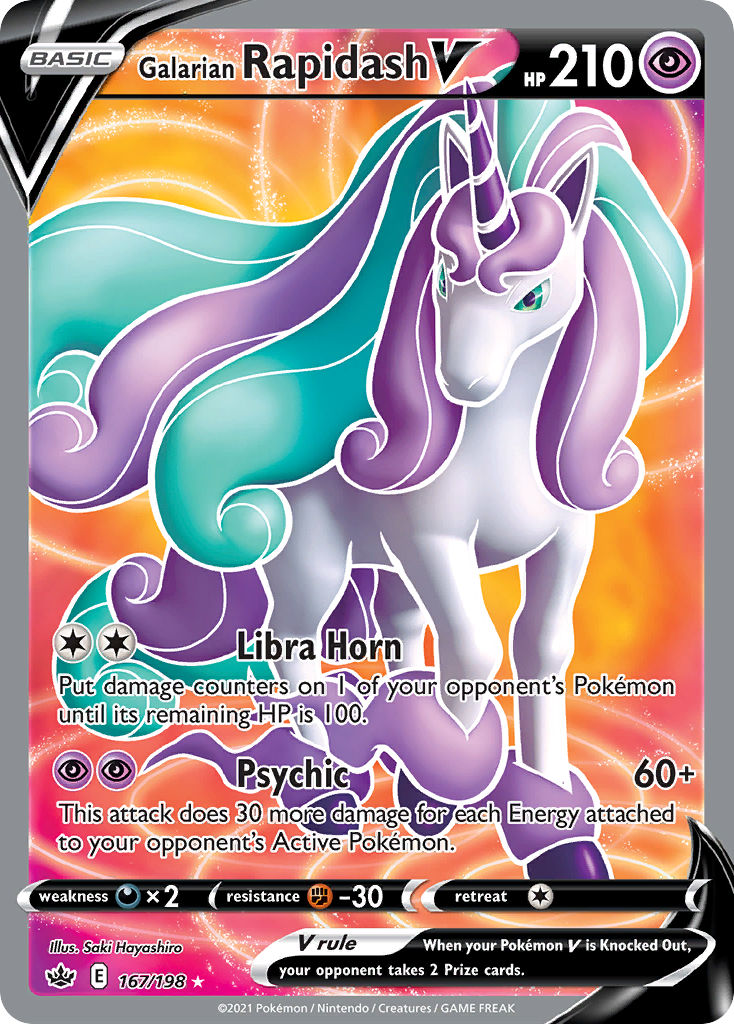 Galarian Rapidash V card front
