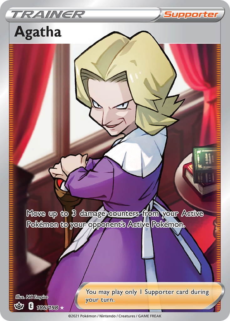Agatha card front