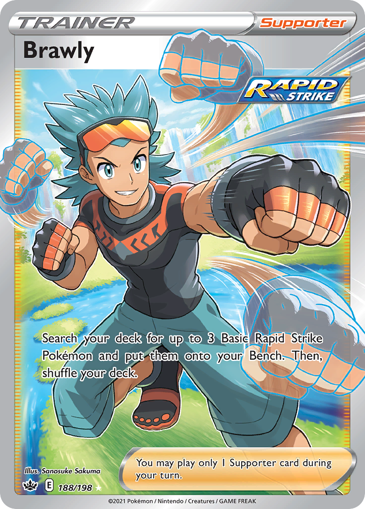 Brawly card front