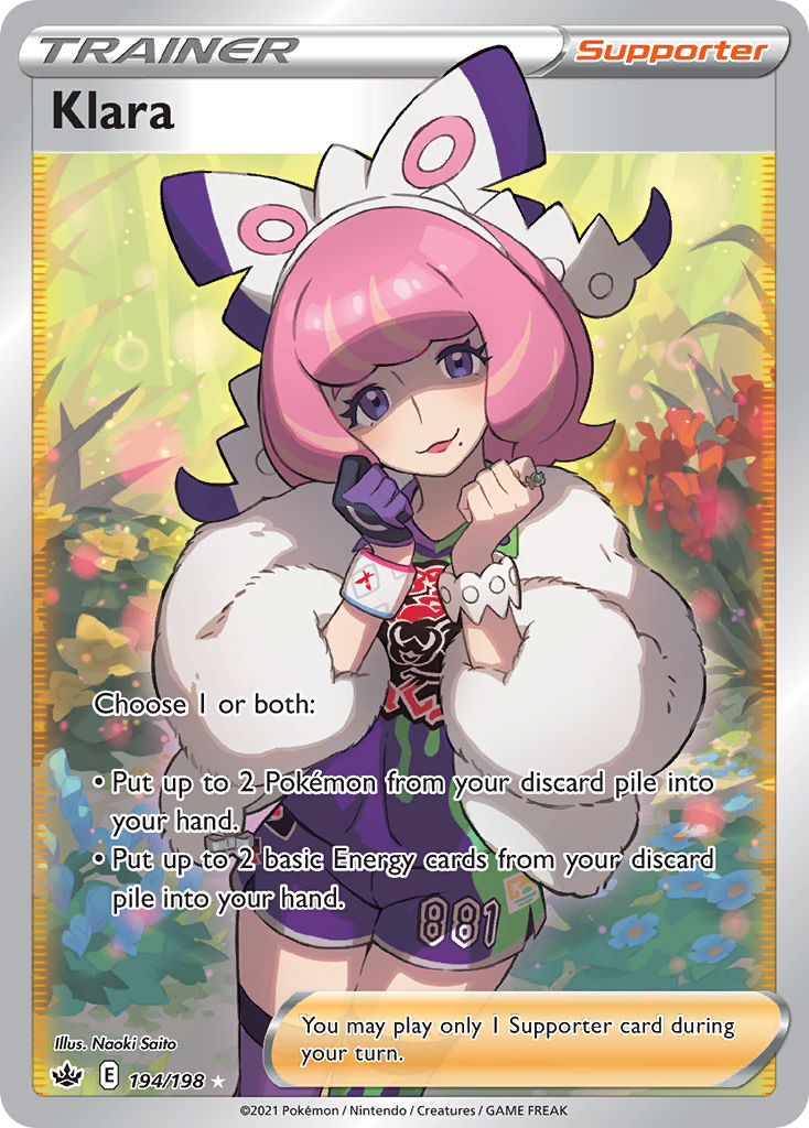 Klara card front