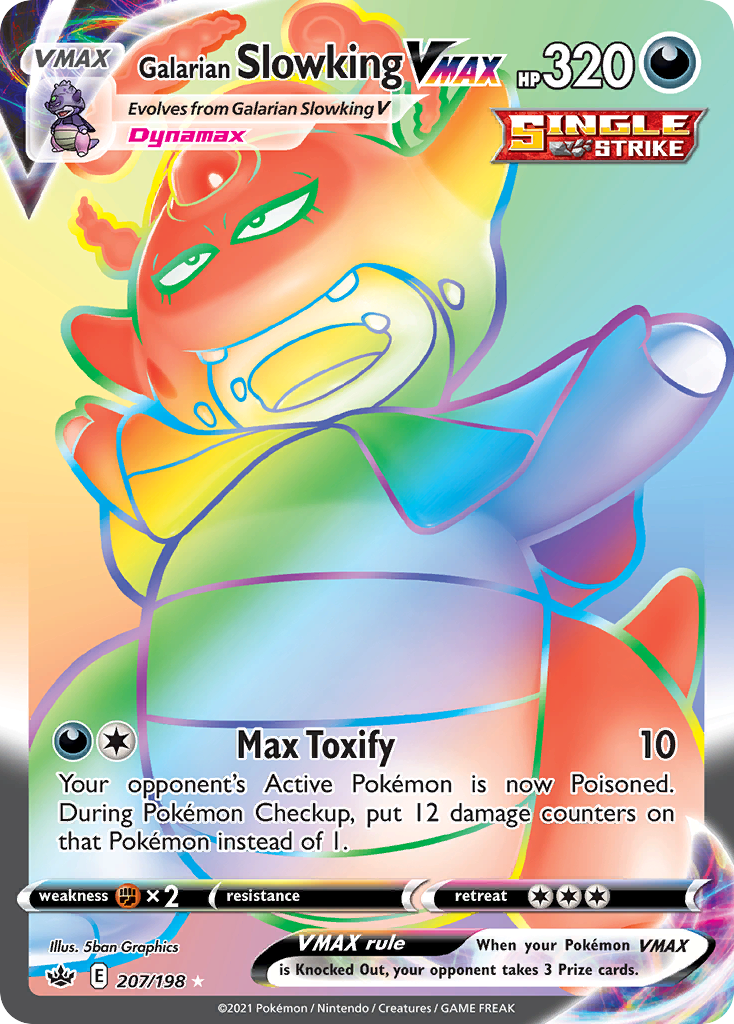 Galarian Slowking VMAX card front