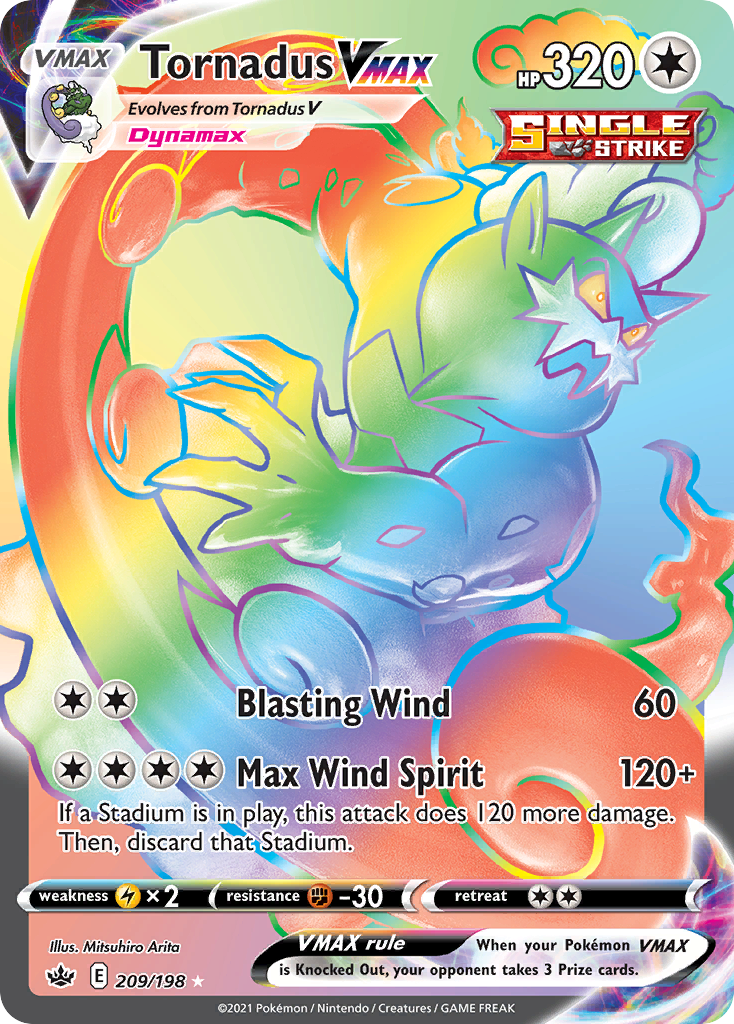 Tornadus VMAX card front