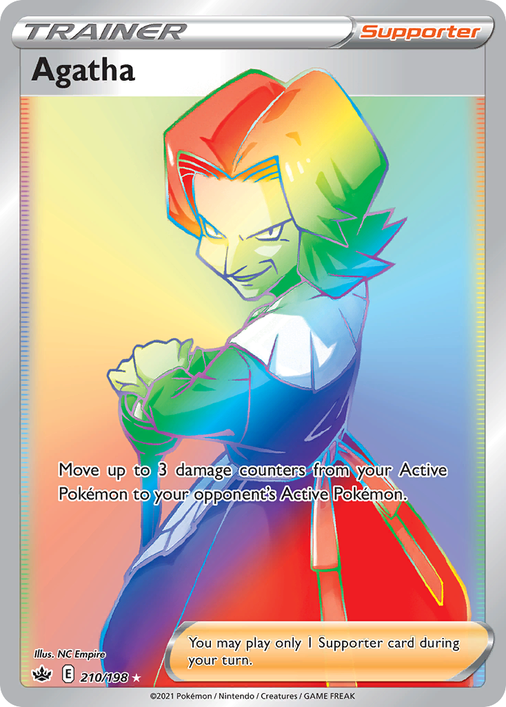 Agatha card front