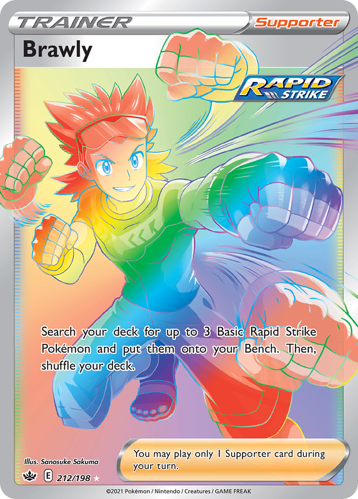 Brawly card front