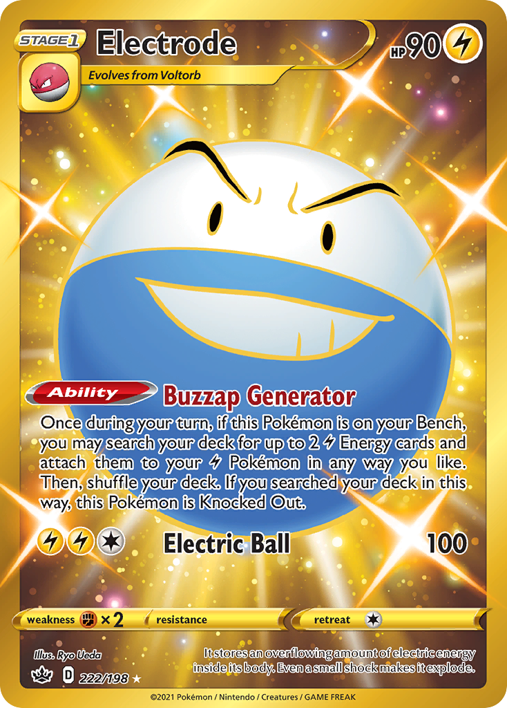 Electrode card front