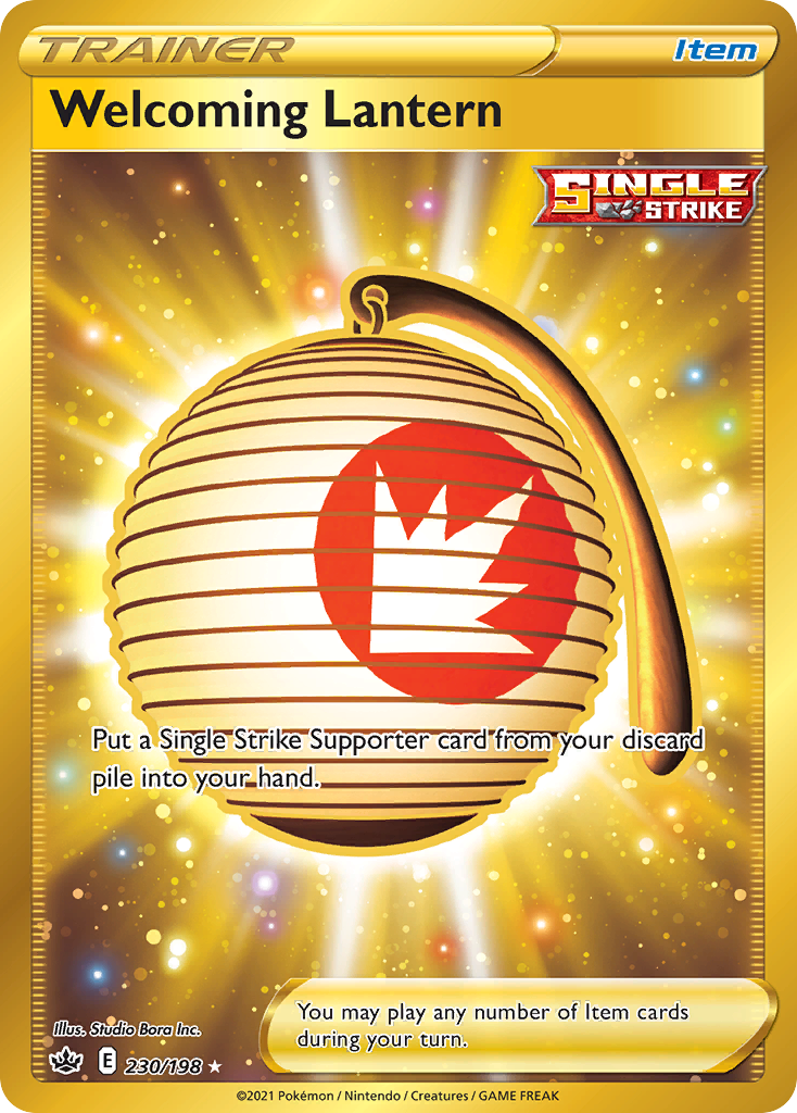 Welcoming Lantern card front