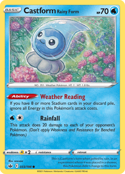 Castform Rainy Form