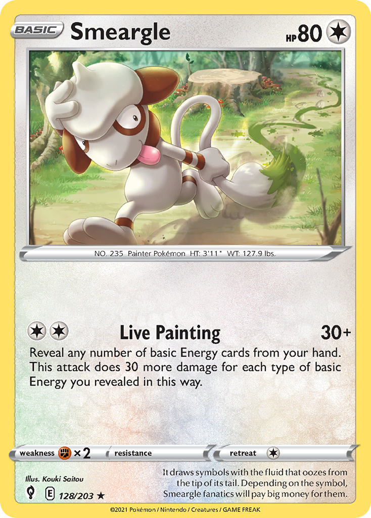 Smeargle card front