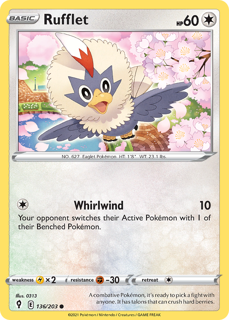 Rufflet card front