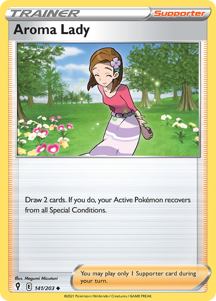 Aroma Lady card front