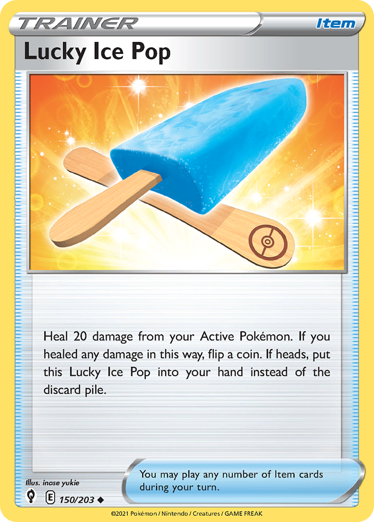 Lucky Ice Pop card front