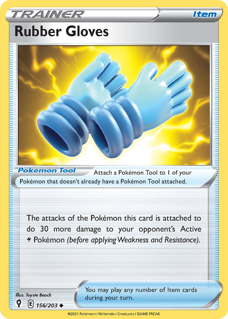 Rubber Gloves card front