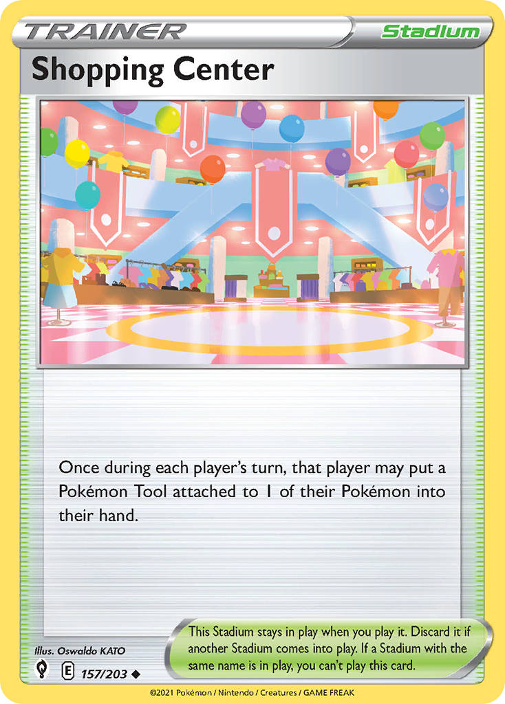 Shopping Center card front