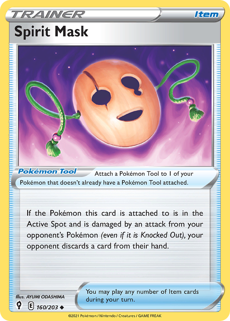 Spirit Mask card front