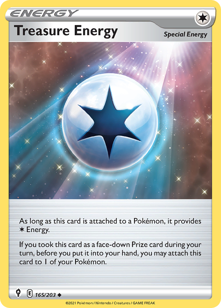 Treasure Energy card front