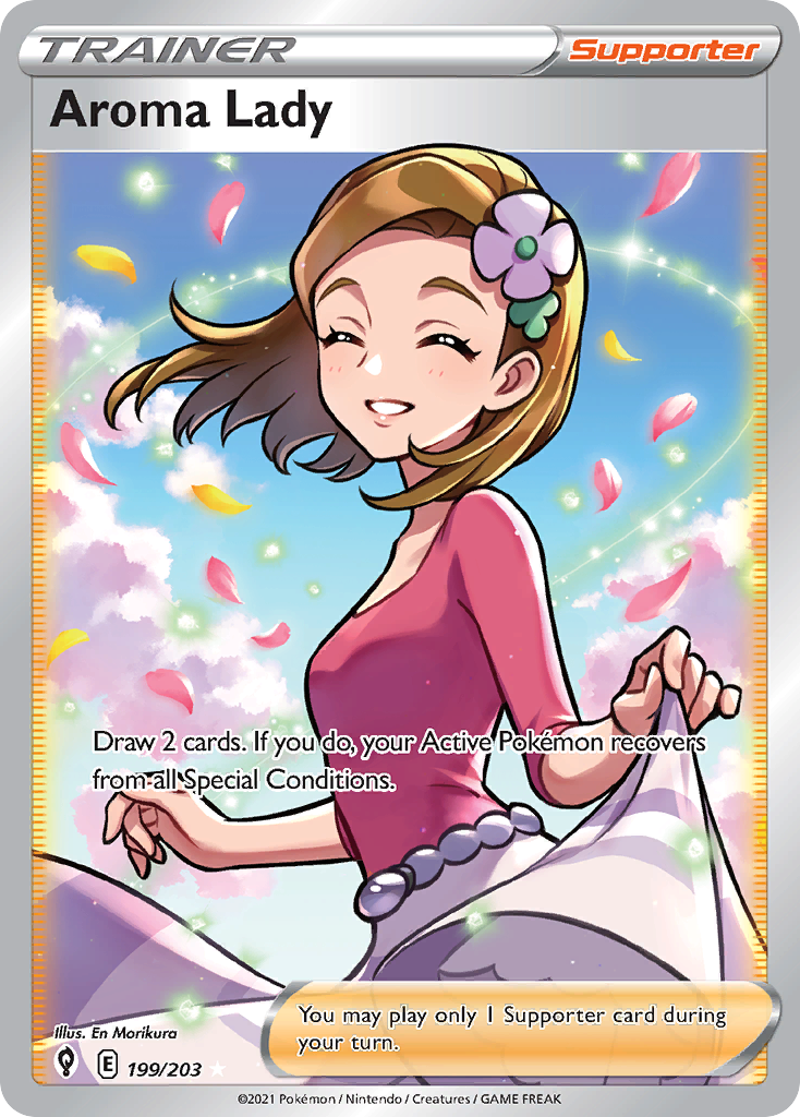 Aroma Lady card front