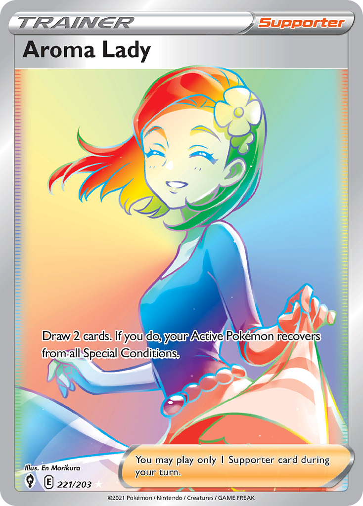 Aroma Lady card front
