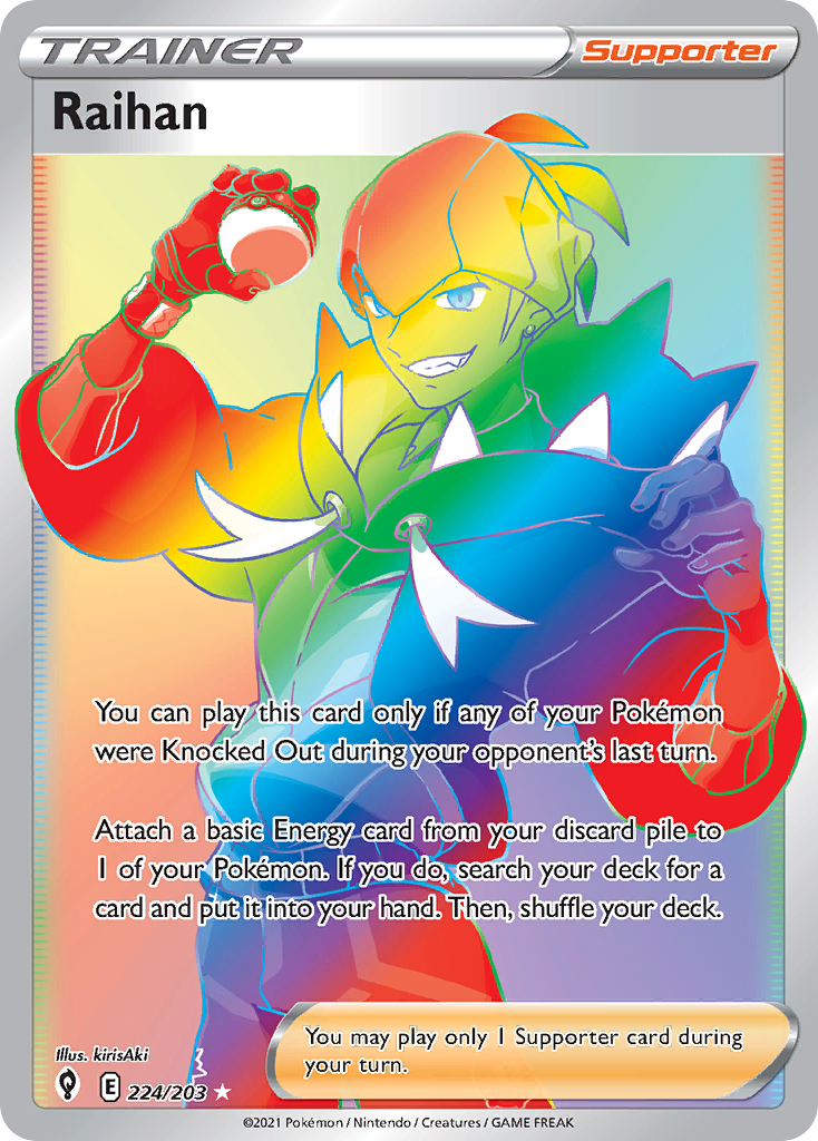 Raihan card front