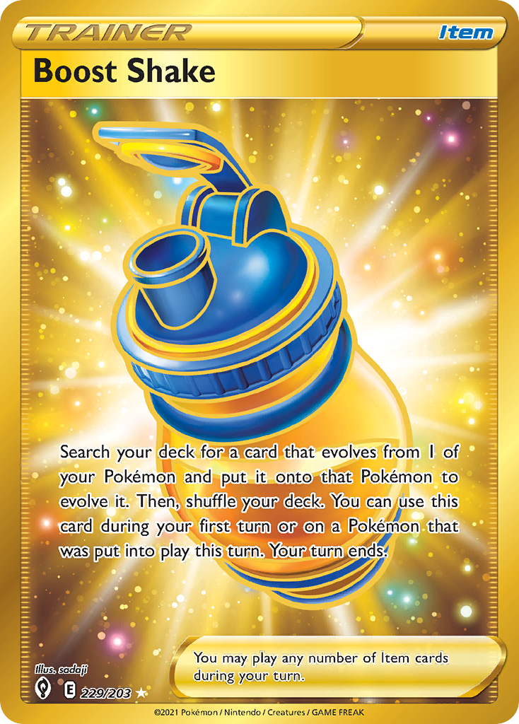 Boost Shake card front