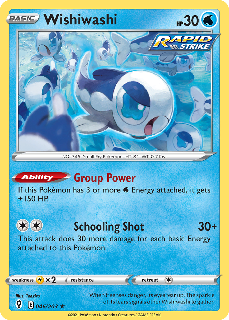 Wishiwashi card front