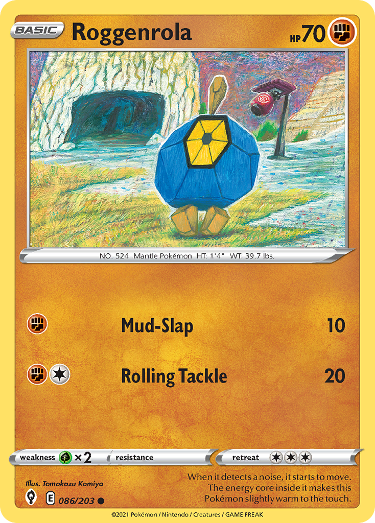Roggenrola card front