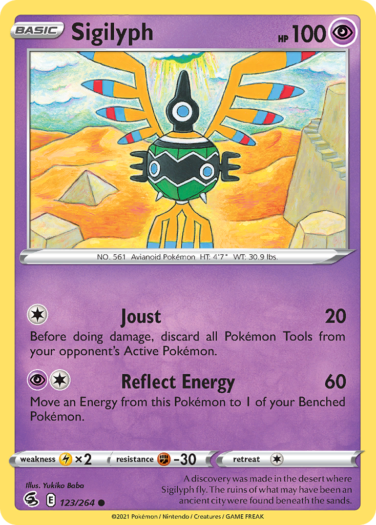 Sigilyph card front
