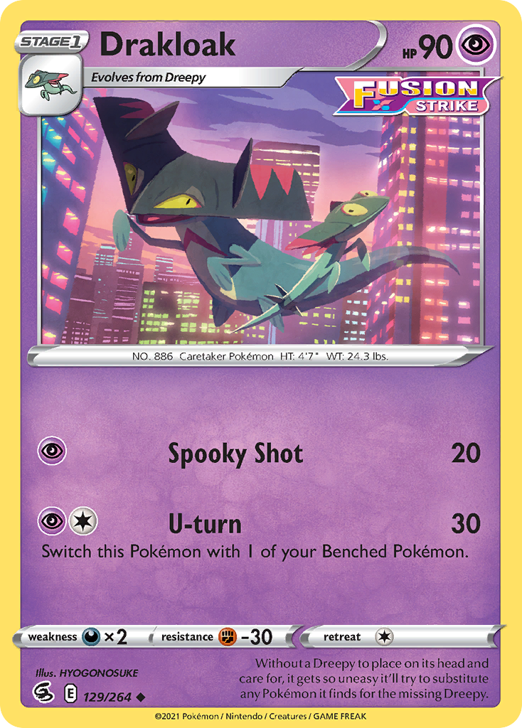 Drakloak card front