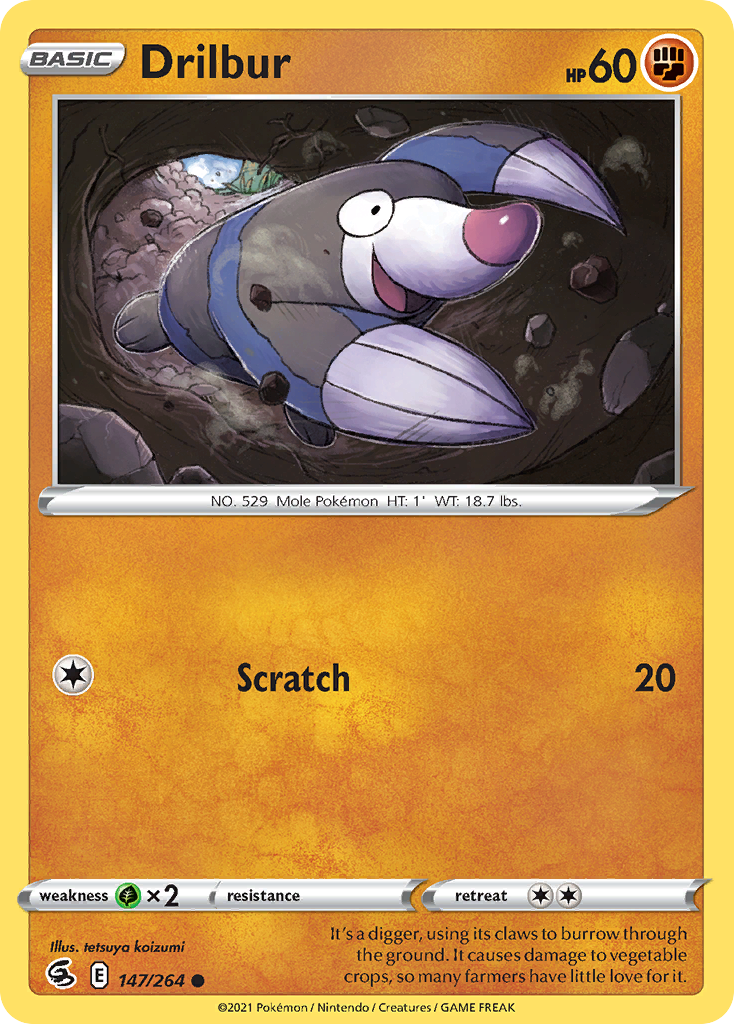 Drilbur card front