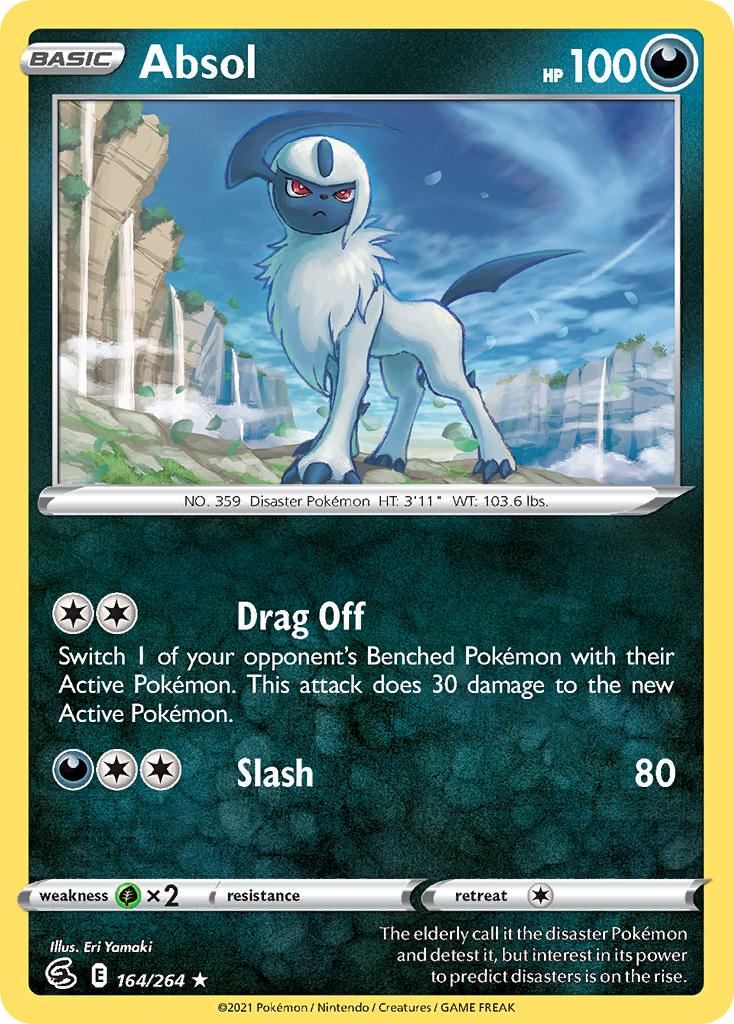 Absol card front