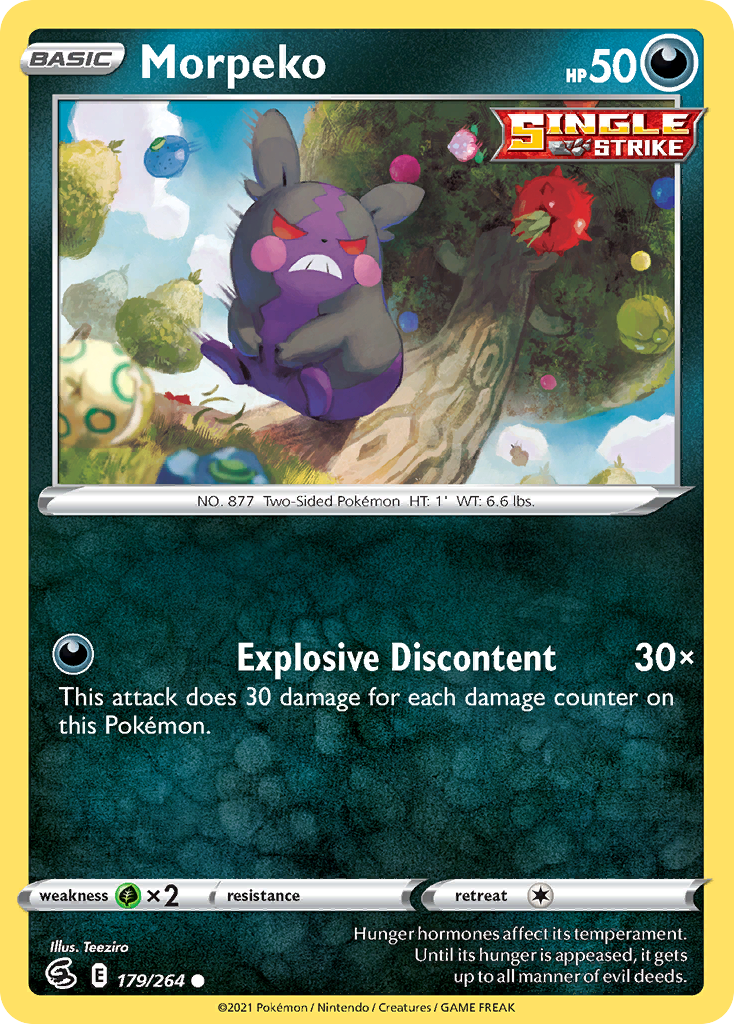 Morpeko card front
