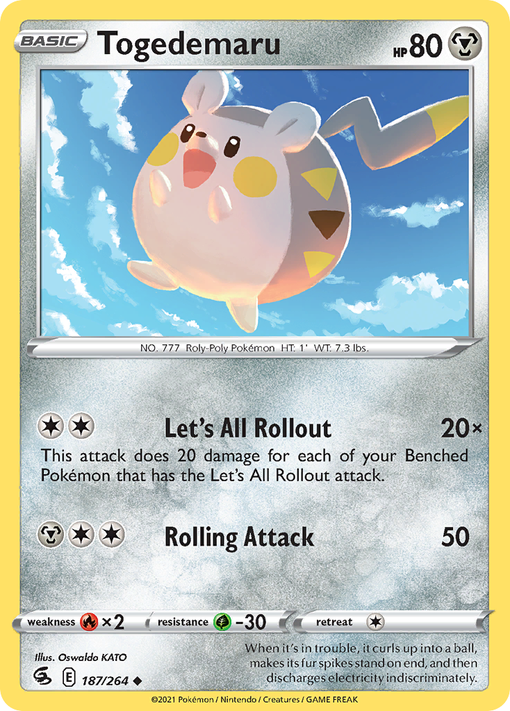 Togedemaru card front