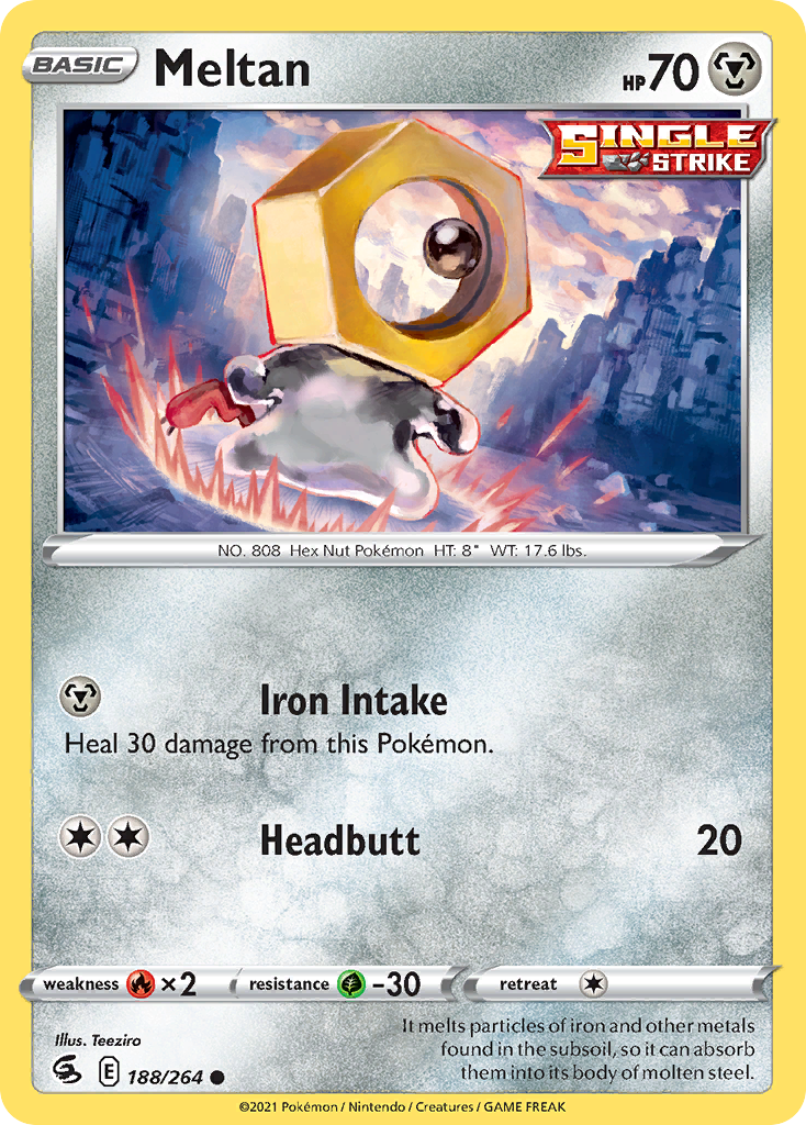 Meltan card front