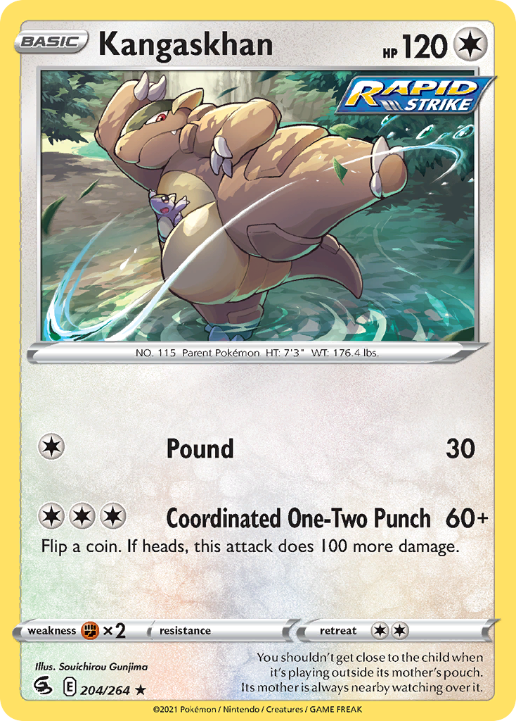 Kangaskhan card front