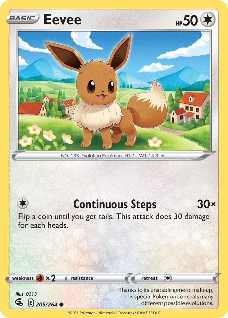 Eevee card front
