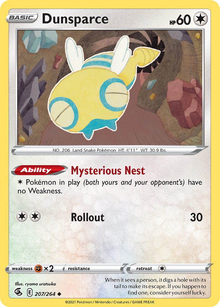 Dunsparce card front