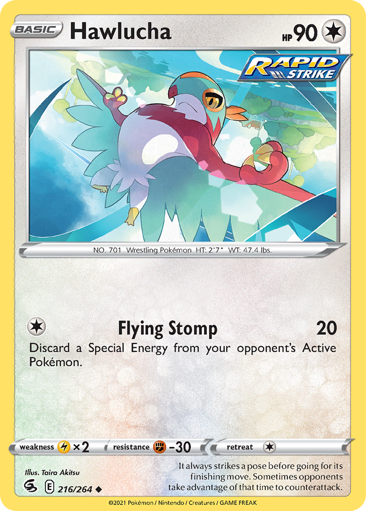 Hawlucha card front