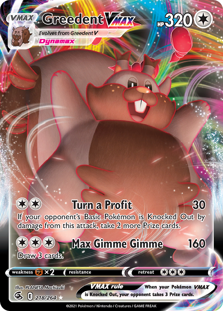 Greedent VMAX card front