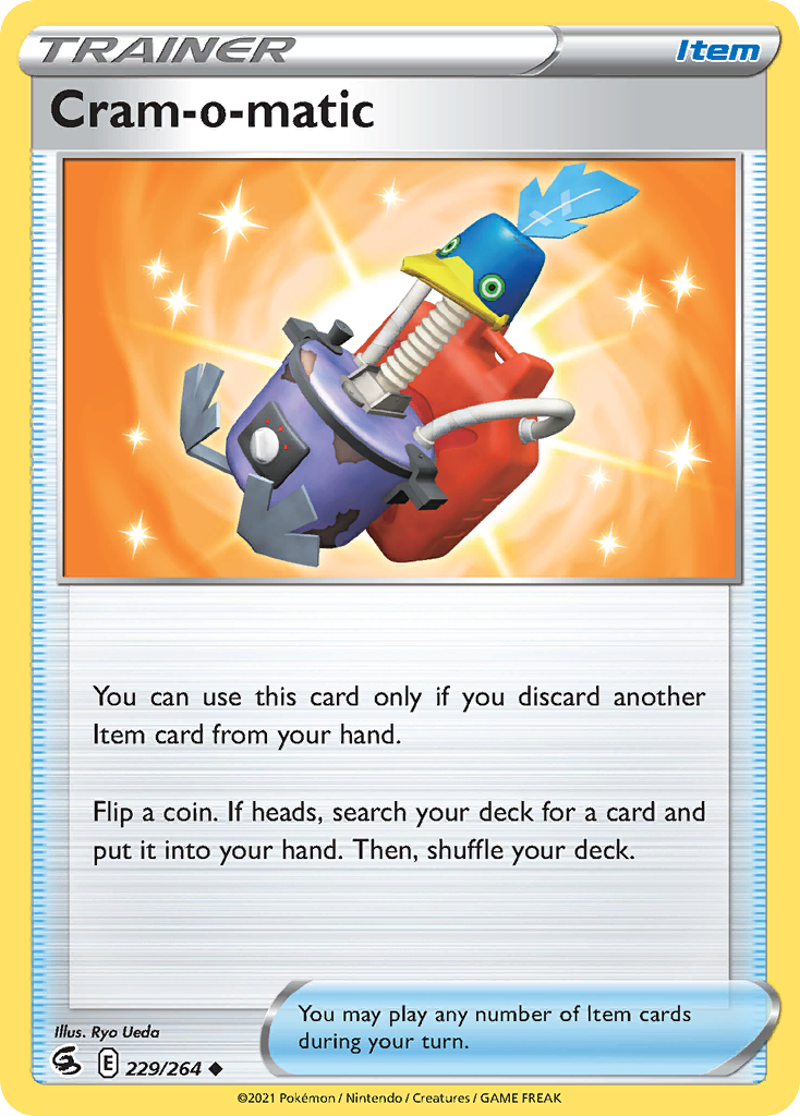 Cram-o-matic card front