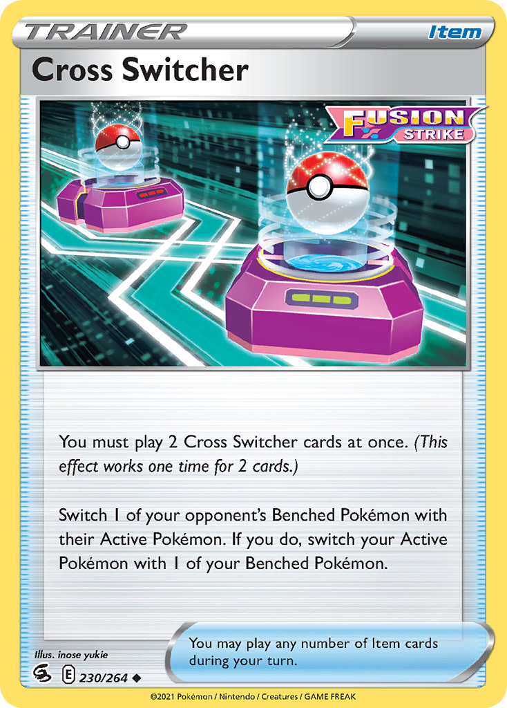 Cross Switcher card front