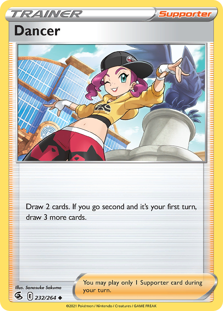 Dancer card front