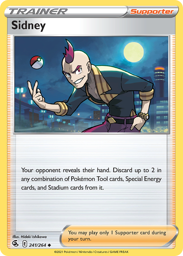 Sidney card front