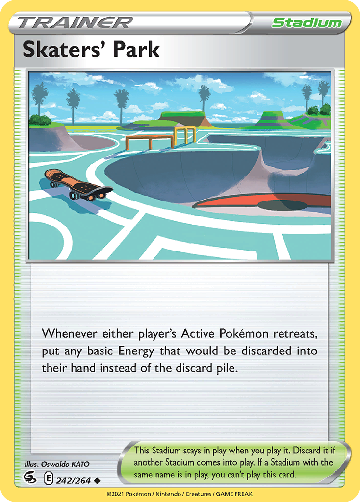 Skaters' Park card front